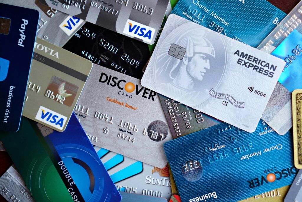 Credit Cards on Table